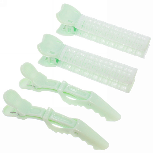 Бигуди пластмассовые с зажимом для прикорневого объема Magic Beauty, 4шт, цвет микс_15