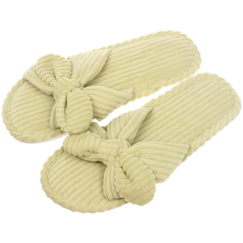 Тапочки женские домашние "COZY", цвет зелёный, р-р 38-39