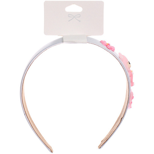 Ободок для волос детский БАМБИ БУМ, подружка, цвет розовый, лавандовый и голубой, 3см_12