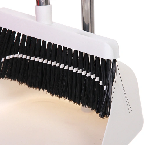 Набор для уборки, щетка для пола с совком Профи белый 8813_9