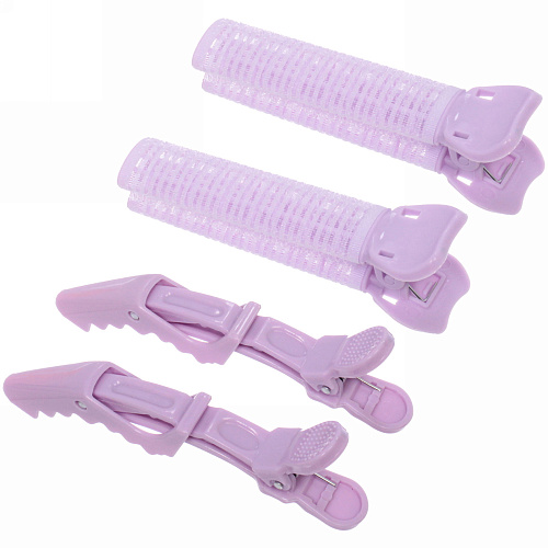 Бигуди пластмассовые с зажимом для прикорневого объема Magic Beauty, 4шт, цвет микс_11